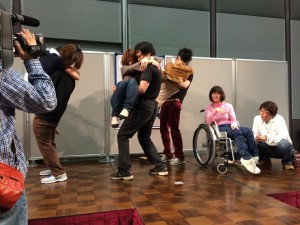 お姫様抱